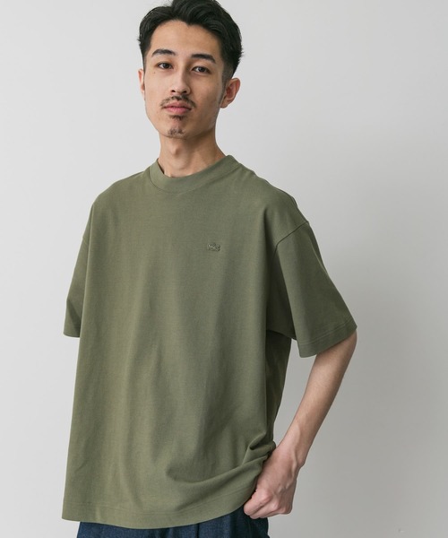 「LACOSTE」 半袖Tシャツ 4 アイボリー メンズの画像