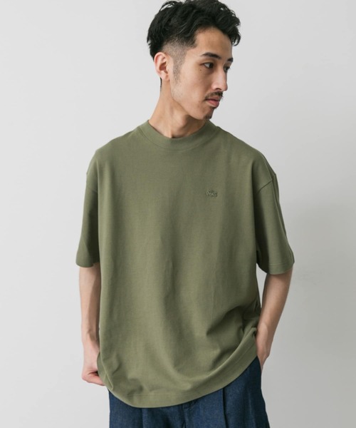 「LACOSTE」 半袖Tシャツ 4 アイボリー メンズの画像