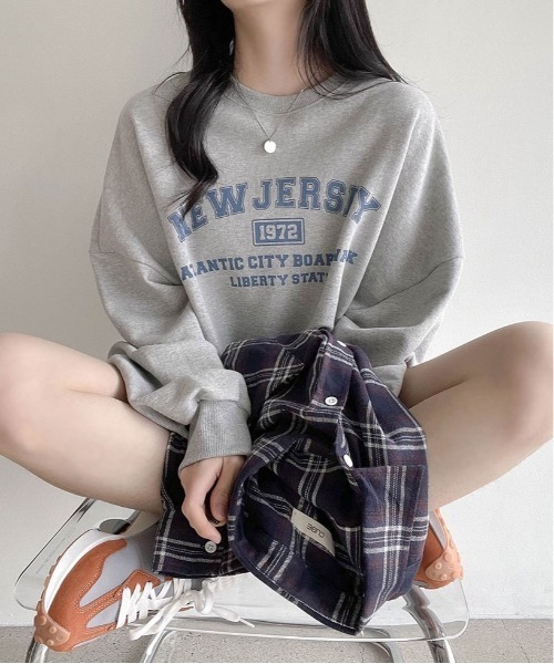 「SONA」 「sonyunara」スウェットカットソー FREE グレー レディース_画像5