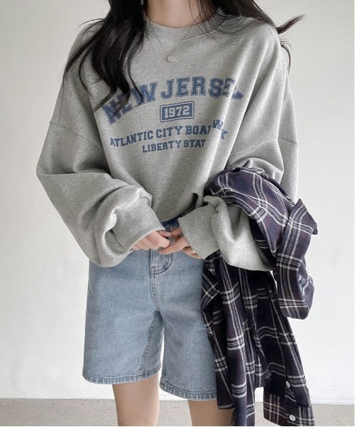 「SONA」 「sonyunara」スウェットカットソー FREE グレー レディース_画像8