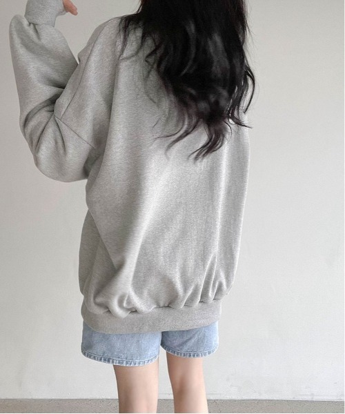 「SONA」 「sonyunara」スウェットカットソー FREE グレー レディース_画像9