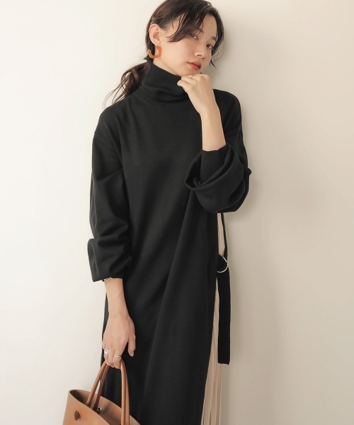 「Bab」 ニットワンピース FREE ブラック レディース_画像6