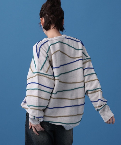 「PBLIM」 長袖ニット FREE グリーン レディース_画像5