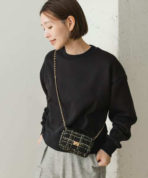 「F by ROSSO」 スウェットカットソー FREE ネイビー レディース_画像6