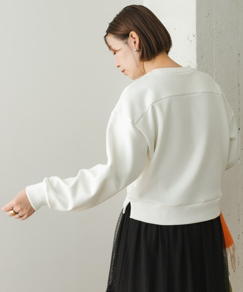 「F by ROSSO」 スウェットカットソー FREE ネイビー レディース_画像7