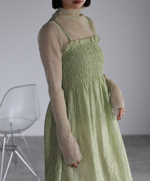 「r.」 長袖ニット FREE ライトベージュ レディース_画像2