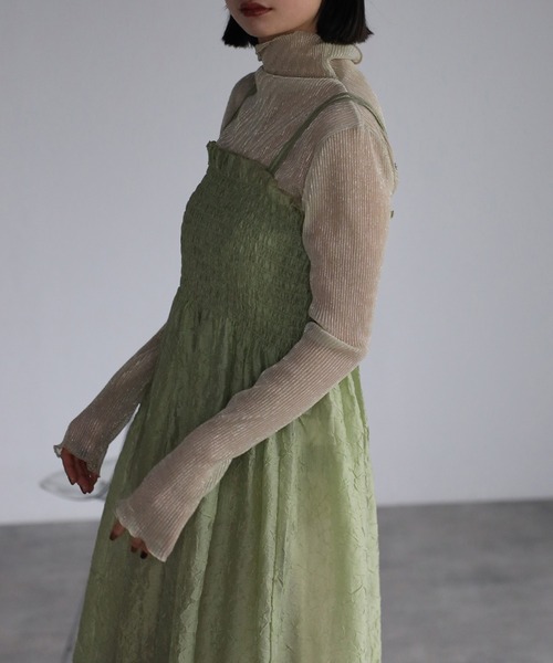 「r.」 長袖ニット FREE ライトベージュ レディース_画像3