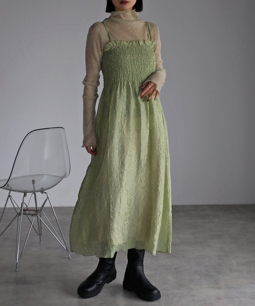 「r.」 長袖ニット FREE ライトベージュ レディース_画像6