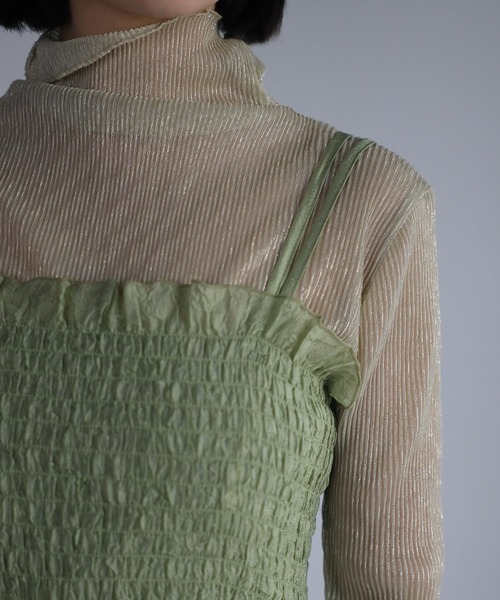 「r.」 長袖ニット FREE ライトベージュ レディース_画像9