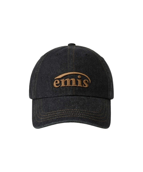 emis キャップ 帽子 ONE TONE WASHED DENIM BALL CAP レディース