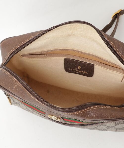 GUCCI（グッチ） シェリーライン GG ショルダーバッグ - ブラウン