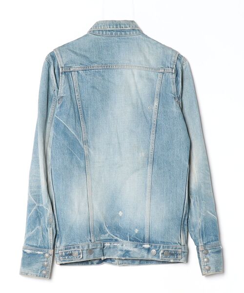 「BACK BONE」 デニムジャケット S ブルー メンズ_画像2