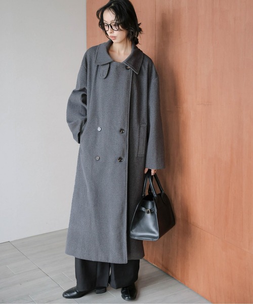 La-gemme（ラジェム） ステンカラーコート コート スタンドカラー