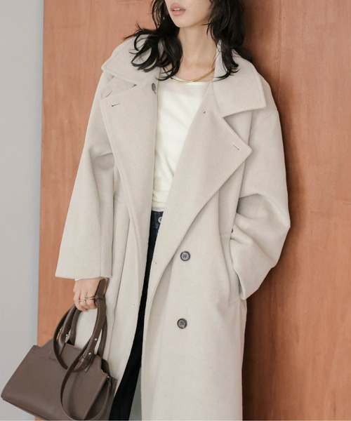 La-gemme（ラジェム） ステンカラーコート コート スタンドカラー