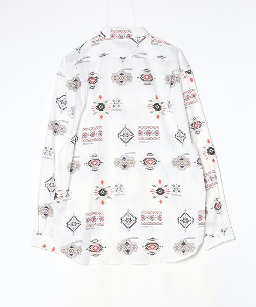 「neos」 長袖シャツ MEDIUM ホワイト メンズ_画像2