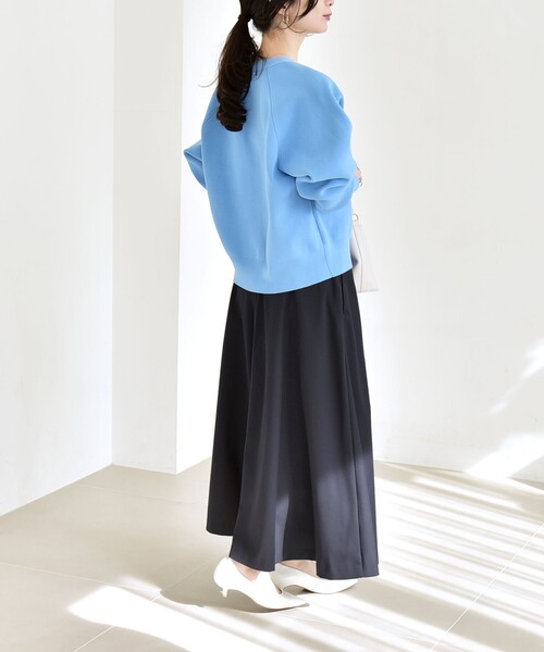 quaranciel ロング スカート quaranciel:「洗濯機可能」ロング フレア