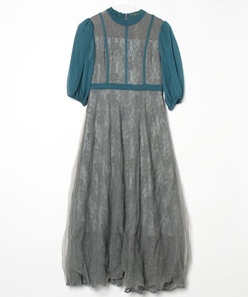 Leja（レジャ） 7分袖ワンピース FREE グレー レディース : ZOZOTOWN