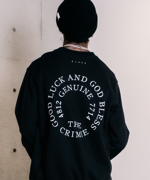 「CRIMIE」 スウェットカットソー X-LARGE ブラック メンズ_画像8