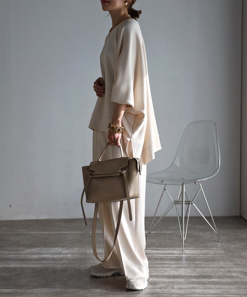 「Bonjour Sagan」 セットアップ FREE グレー レディース_画像2