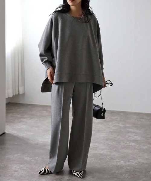 「Bonjour Sagan」 セットアップ FREE グレー レディース_画像9