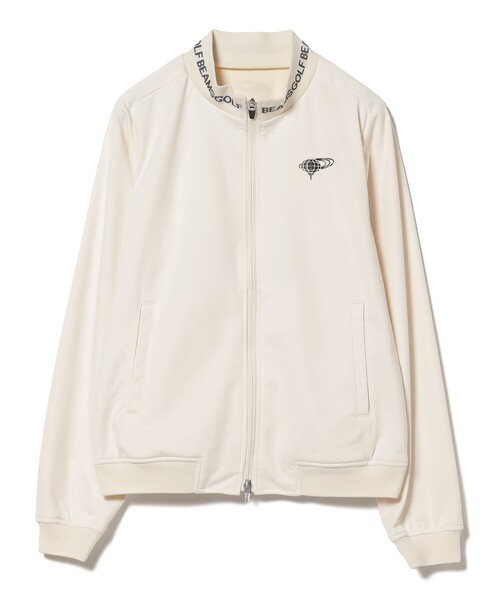 BEAMS GOLF（ビームス ゴルフ） ジャージブルゾン LARGE オフホワイト