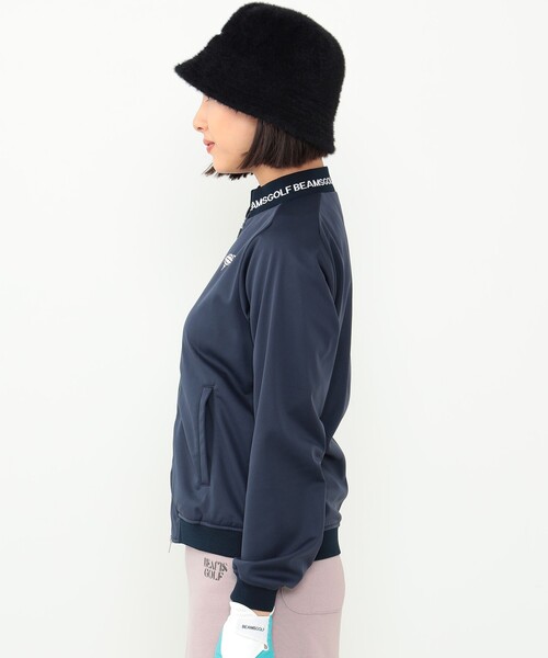 BEAMS GOLF（ビームス ゴルフ） ジャージブルゾン LARGE オフホワイト