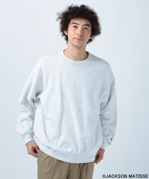 「JACKSON MATISSE」 スウェットカットソー「BAYFLOWコラボ」 LARGE チャコール メンズ_画像5
