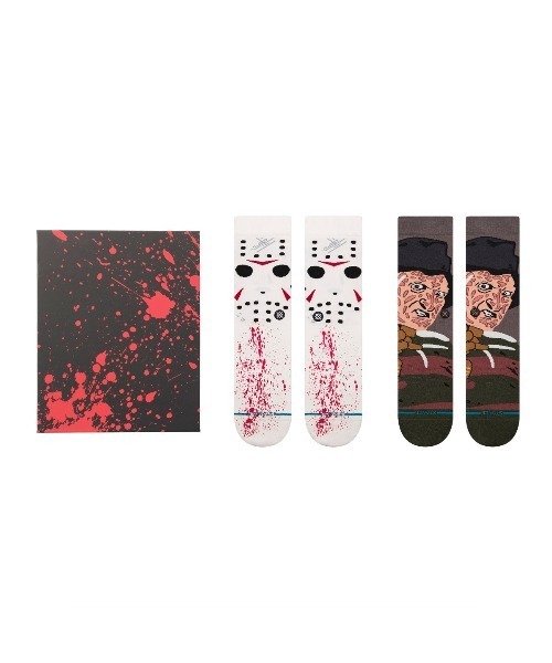Goo サイン入りスタンディー 赤 STANCE（スタンス） 靴下 「STANCE/スタンス」FREDDY JASON BOX SET