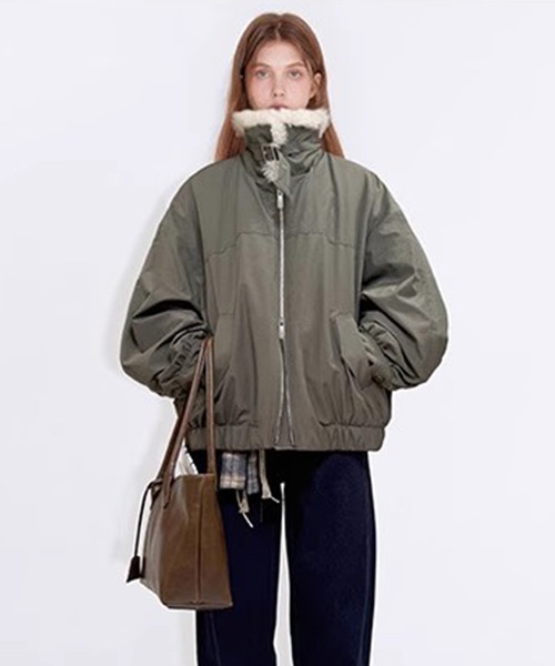 Fano Studios フォックスファー ミリタリコート　新品・タグ付き ミリタリージャケット モッズコート フェイクファーカラー 襟ベルト