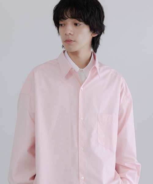LOWRYS FARM（ローリーズファーム） シャツ 「LFM(U)」BROAD SHIRT