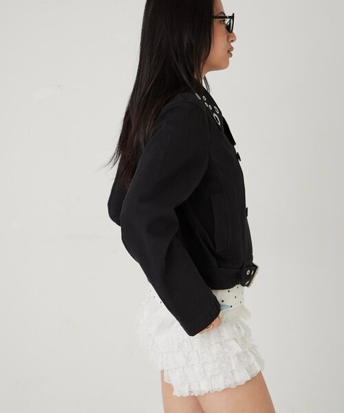 【WHO'S WHO gallery】アイレットショートPジャケット PAL GROUP OUTLET｜【WHO'S WHO gallery】アイレットショートP