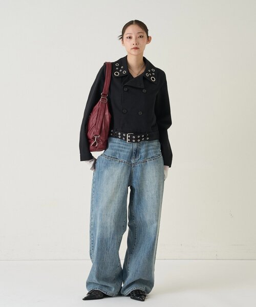 【WHO'S WHO gallery】アイレットショートPジャケット TRアイレットショートPジャケット | WHO'S WHO gallery(フーズフー