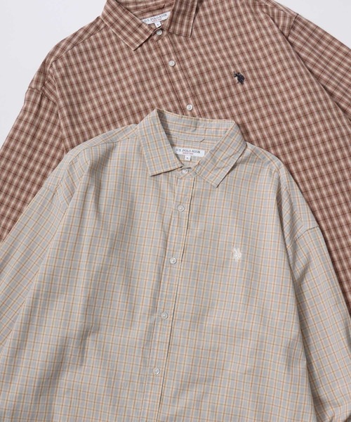 U.S. POLO ASSN.（ユーエスポロアッスン） アロハシャツ シャツ Broad