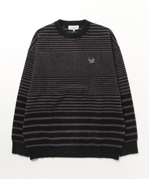 「beats per minute」 長袖ニット X-LARGE ブラック メンズ_画像2