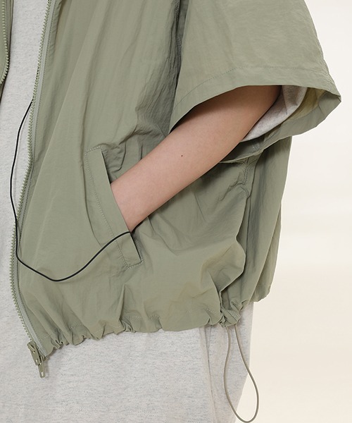 「MASONPRINCE」 ナイロンブルゾン X-LARGE ライトカーキ メンズ_画像3