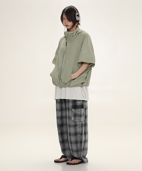 「MASONPRINCE」 ナイロンブルゾン X-LARGE ライトカーキ メンズ_画像4