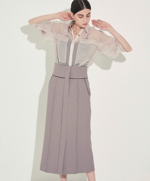 「CITY」 長袖シャツ FREE ブラウン レディース_画像10