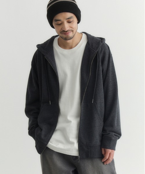 BACK NUMBER パーカー 「BACK NUMBER」スウェットフルジップパーカー