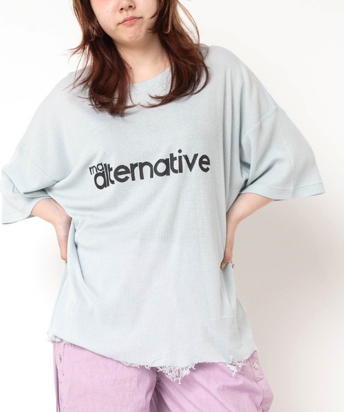 RNA（アールエヌエー） tシャツ M2624 SnagダメージT レディース