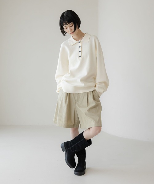 LOWRYS FARM（ローリーズファーム） ニット セーター BIGポロニット
