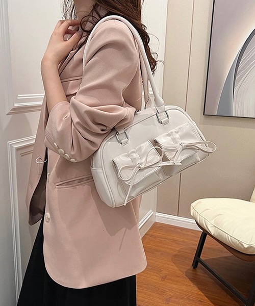 「INASTUDIOS」 ハンドバッグ FREE ワインレッド レディース_画像8