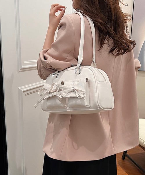 「INASTUDIOS」 ハンドバッグ FREE ワインレッド レディース_画像9