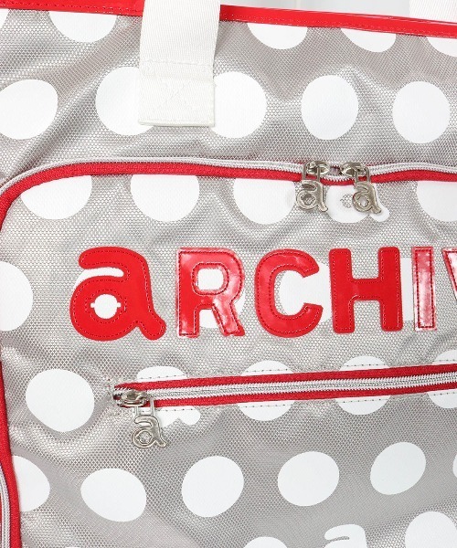archivio（アルチビオ） ゴルフ 「LADIES」ドット柄ボストンバッグ