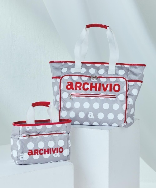 ARCHIVIO アルチビオ ボストンバッグ ゴルフ　ショルダー　2way archivio（アルチビオ） ゴルフ 「LADIES」ドット柄ボストンバッグ