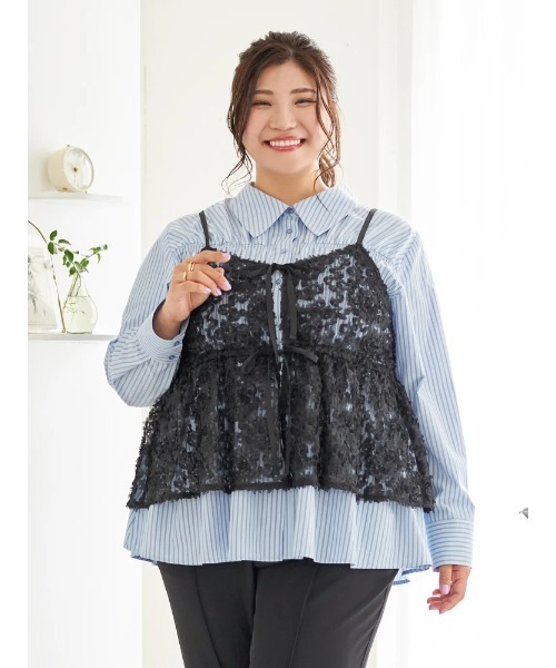 ReーJ＆SUPURE（リジェイ＆スプル） キャミソール 「大きいサイズ