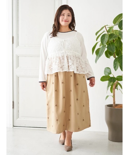 ReーJ＆SUPURE（リジェイ＆スプル） キャミソール 「大きいサイズ