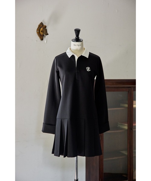 Her lip to 長袖ワンピース M ブラック レディース : ZOZOTOWN Yahoo