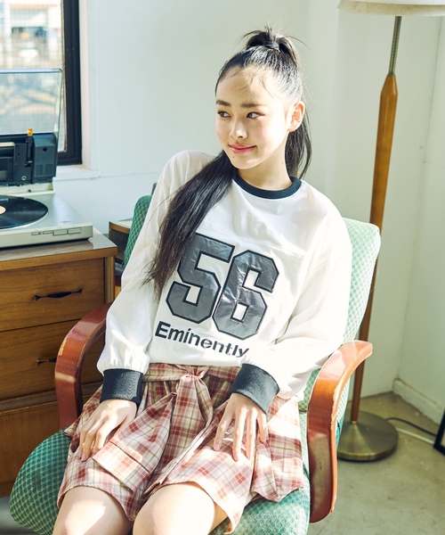 LOVETOXIC tシャツ 「LTXC/綿100%」ナンバーアップリ長袖T キッズ 子供