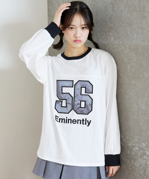 LOVETOXIC tシャツ 「LTXC/綿100%」ナンバーアップリ長袖T キッズ 子供