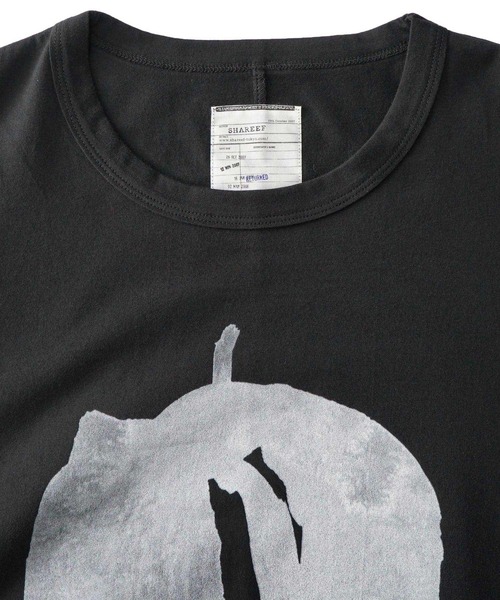 「SHAREEF」 半袖Tシャツ 1 ホワイト メンズ_画像4